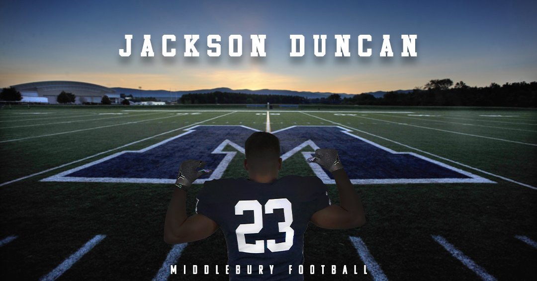 After a great call with <a href="/MiddCoachRitter/">Bob Ritter</a>, I’m excited to say that I’ve received an offer of support through the admissions process at Middlebury College! <a href="/MiddFBMandigo/">Doug Mandigo</a> <a href="/MiddCoachCaputi/">David Caputi</a> @MiddCoachCarr <a href="/MiddFootball/">Middlebury Football</a> <a href="/Wilton_Football/">Wilton HS Football</a>