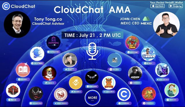 Countess101's tweet photo. #CloudChat making big moves. The more I see; the more I believe. Also another AMA with MEXC CEO coming. 👇🏾
#cc #cloudchat #web3 #SocialFi 

https://t.co/UA4lLvzdiX via @YouTube https://t.co/gqsiG0KTBN
