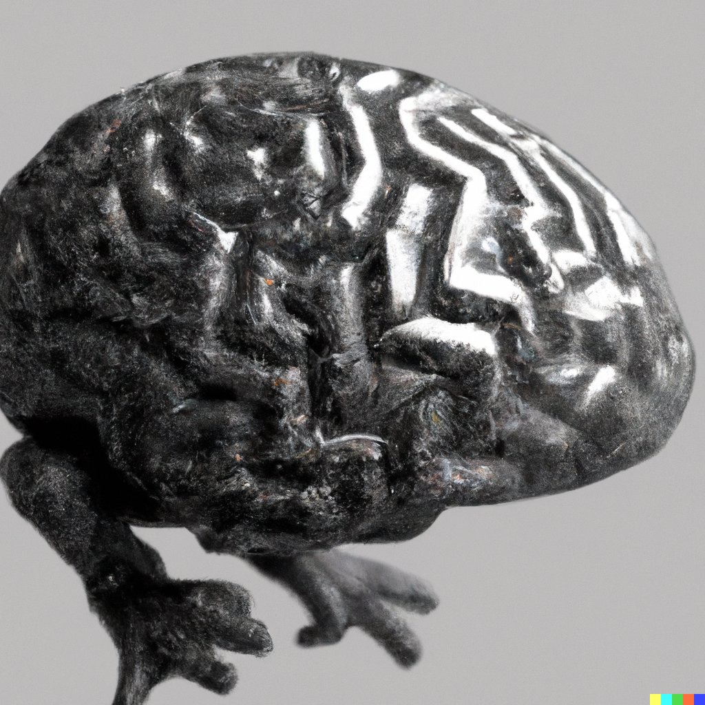 iamthecornman's tweet photo. "Lizard Brain Becomes a Tesseract" - Created by Dall-E AI https://t.co/gRP2aTCrA6