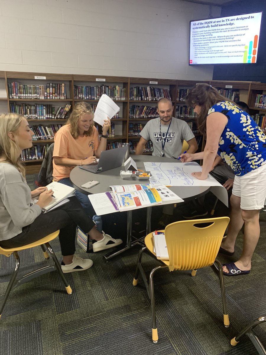 StaciGibby's tweet photo. Bradley County educators engaging in TDOE Secondary Literacy Training 🙌🏻#Reading360 https://t.co/HkcG0mXlyn