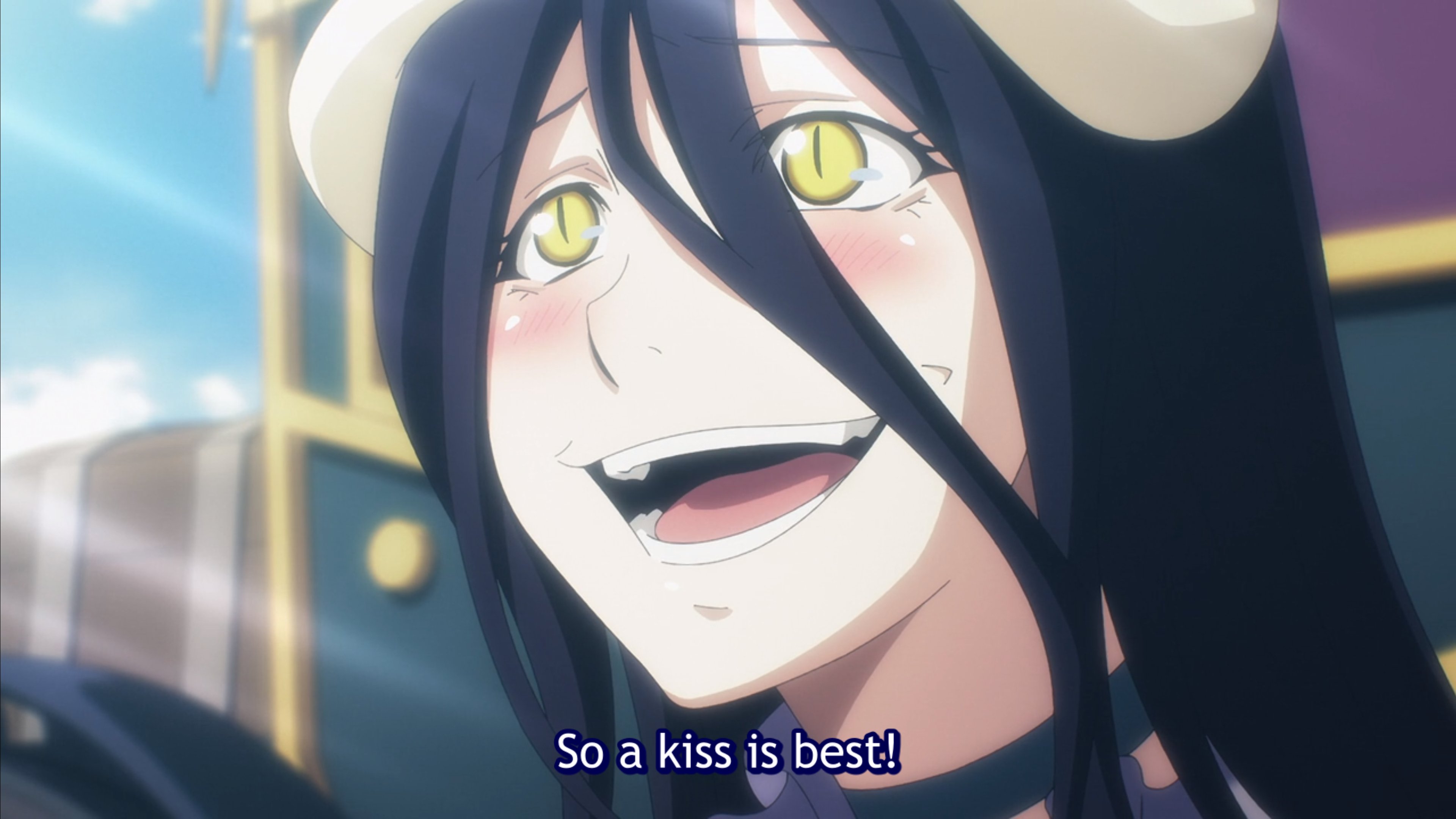Animes In Japan 🎄 on X: Sem beijo na boca, Albedo! (via: Overlord IV)   / X