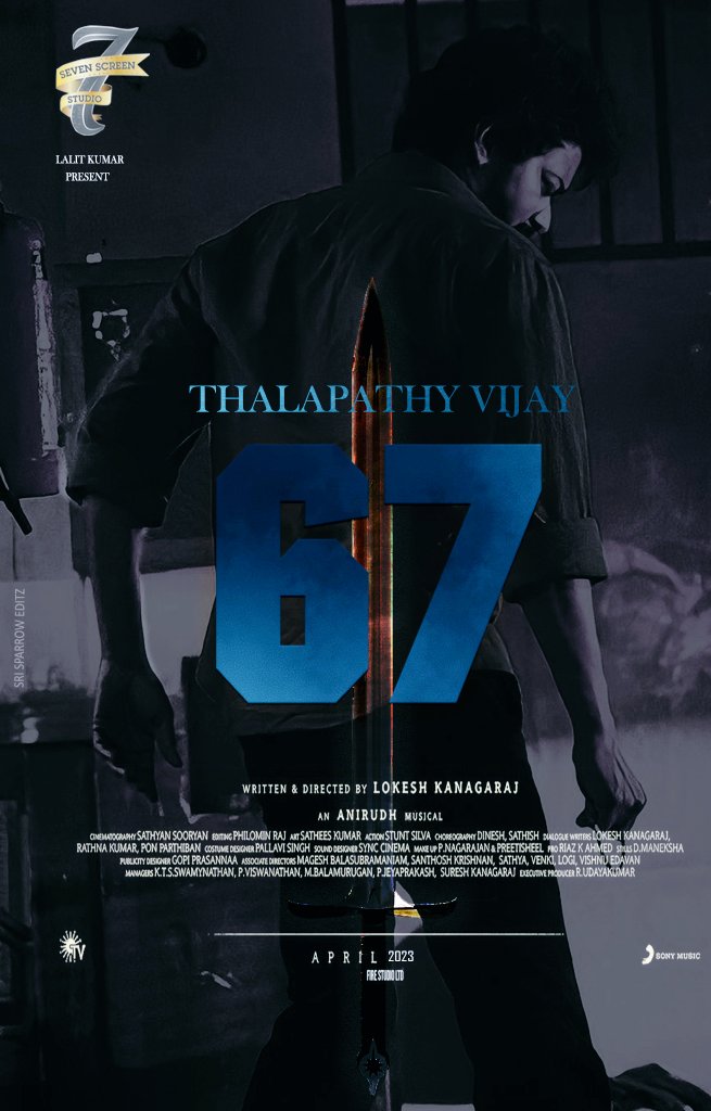 SriSparrow5's tweet photo. @actorvijay @Dir_Lokesh @OnlineVijayFC @YaduRam10 @shyamvfx10 @VijayFansTrends @Vijay67FiIm @VarisuMovie #Thalapathy67 #Varisu #ThalapathyVijay𓃵 @7screenstudio https://t.co/dqWIY5hKAk