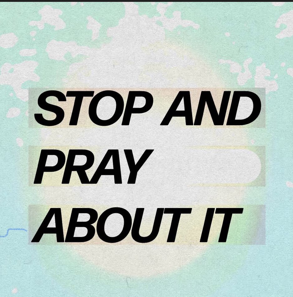 Let’s remember to pray