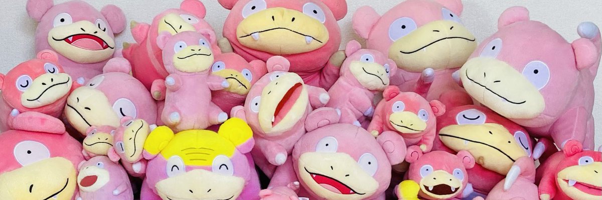 Twitterのヘッダー画像、新しくしたやぁん💕 ヤドン好きをアピールする