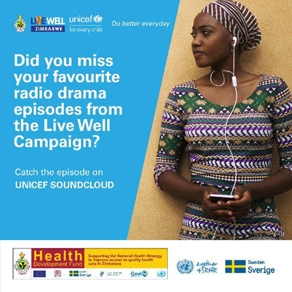 SkyzMetroFM's tweet photo. Learn about health & nutrition, pregnancy, COVID-19 and so much more on the UNICEF Live Well sound cloud. Click here to listen : https://t.co/7TeHYa3yzP
@MoHCCZIM @UNICEFZIMBABWE @SIDA
#HDFZimbabwe
#DoBetterEveryday
#LiveWellZimbabwe https://t.co/ylNu9Rz5d3