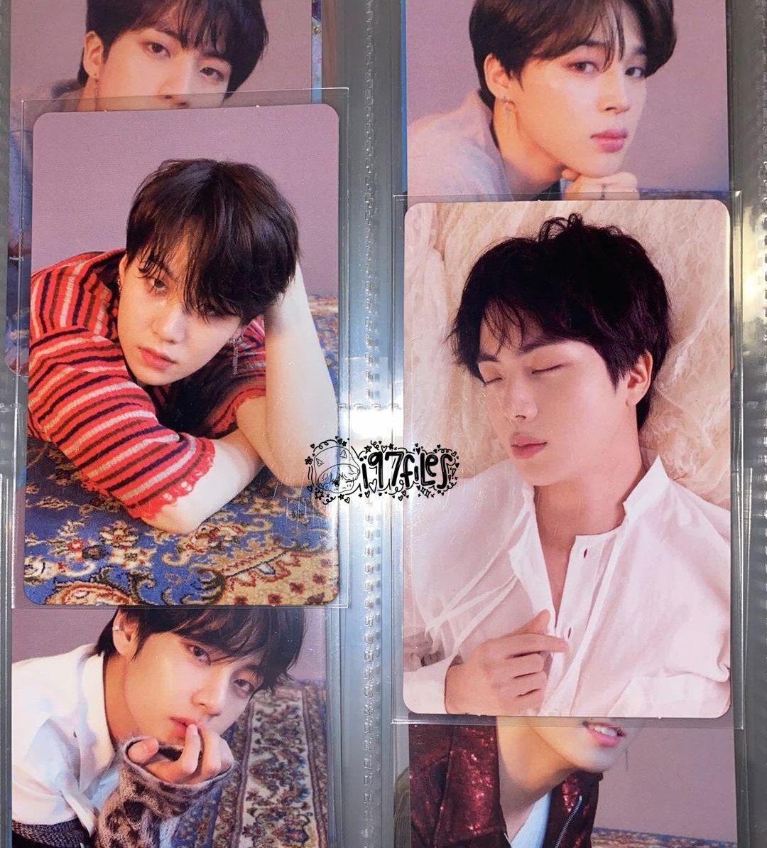 i97files's tweet photo. wts lfb { #i97sells }

Yoongi tear o and Jin tear u

- 880 set
- mop : gcash { payo / dop }
- jin can be sold in tingi

pcs have no major flaws, dm for condition !! https://t.co/fVT9IvV17G