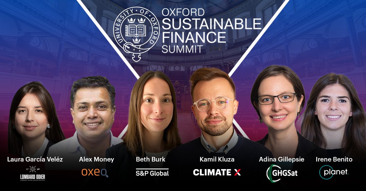 ClimateXLtd's tweet image. Our CPO, Kamil Kluza will be at #osfs2022 today where he will panel the session, ‘Spatial finance’ with:

- Beth Burks @SPGlobal
- Irene Benito, Planet
- Laura García Veléz @lombardodier
- Adina Gillepsie @GHGSAT
- Alex Money @oxford_eodg

Learn more: bit.ly/3oeSdQE