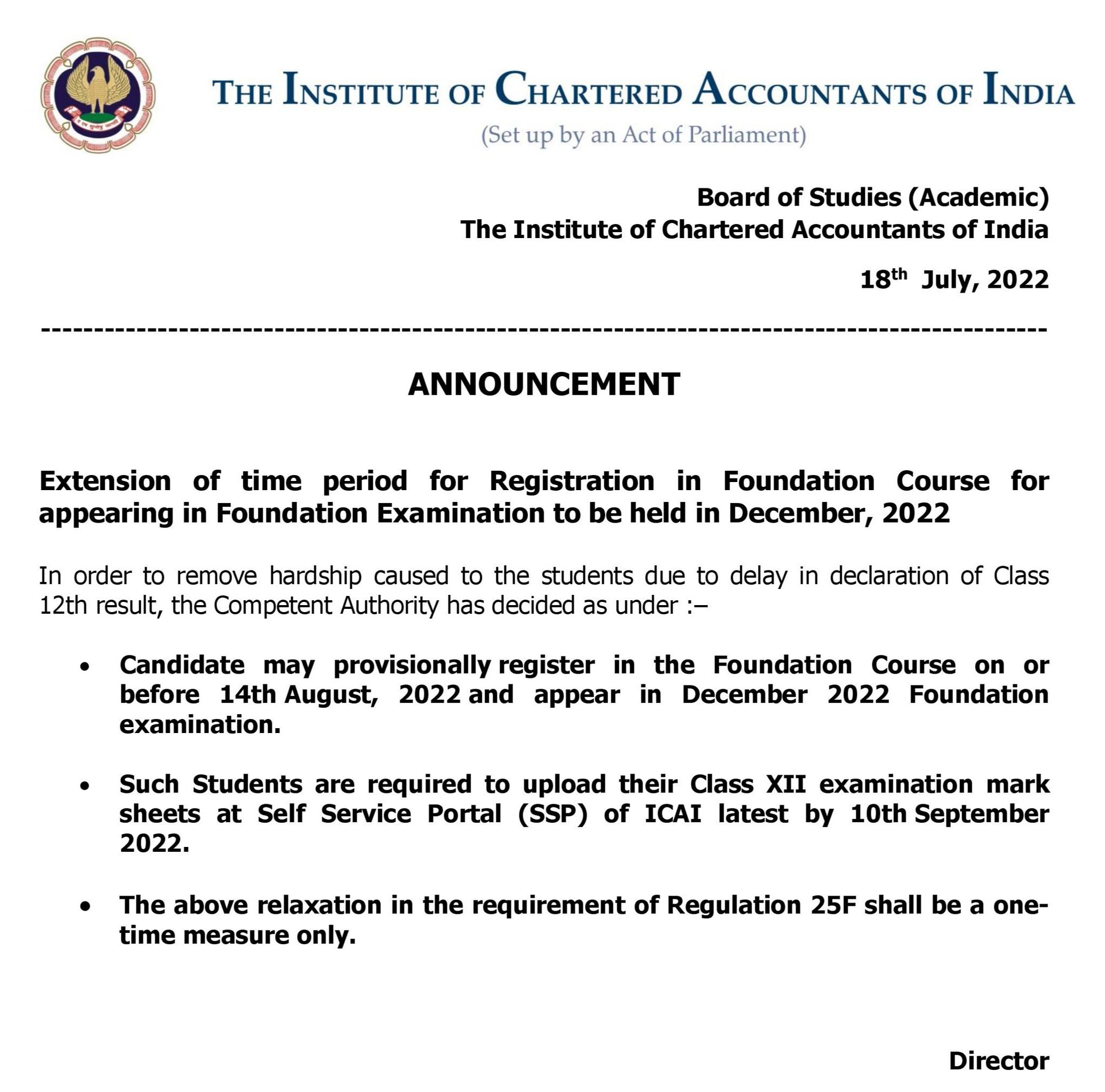 Institute of Chartered Accountants of India ICAI on Twitter