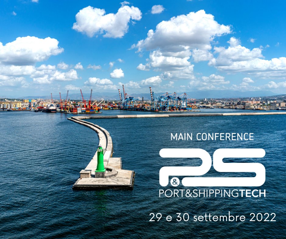 PSTconference's tweet photo. 📌📅 La seconda giornata di Port&amp;ShippingTech 2022 si aprirà con la ricchissima sessione GREEN PORTS&amp;SHIPPING SUMMIT.
Scopri di più: https://t.co/mhWyHfZO5O

#PST22 https://t.co/96cgg2frMj