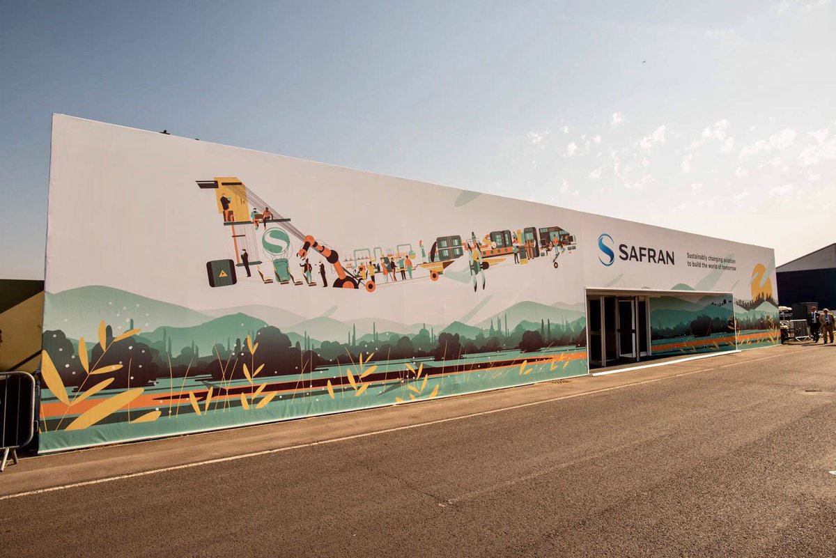 SAFRAN's tweet photo. [#FIA2022] It’s day 3️⃣ at @FIAFarnborough!
😍Have a look at our @Safran chalet 📍#B034.
#aviation #airshow #avgeek #aviationlovers https://t.co/VTiTn6qIfs
