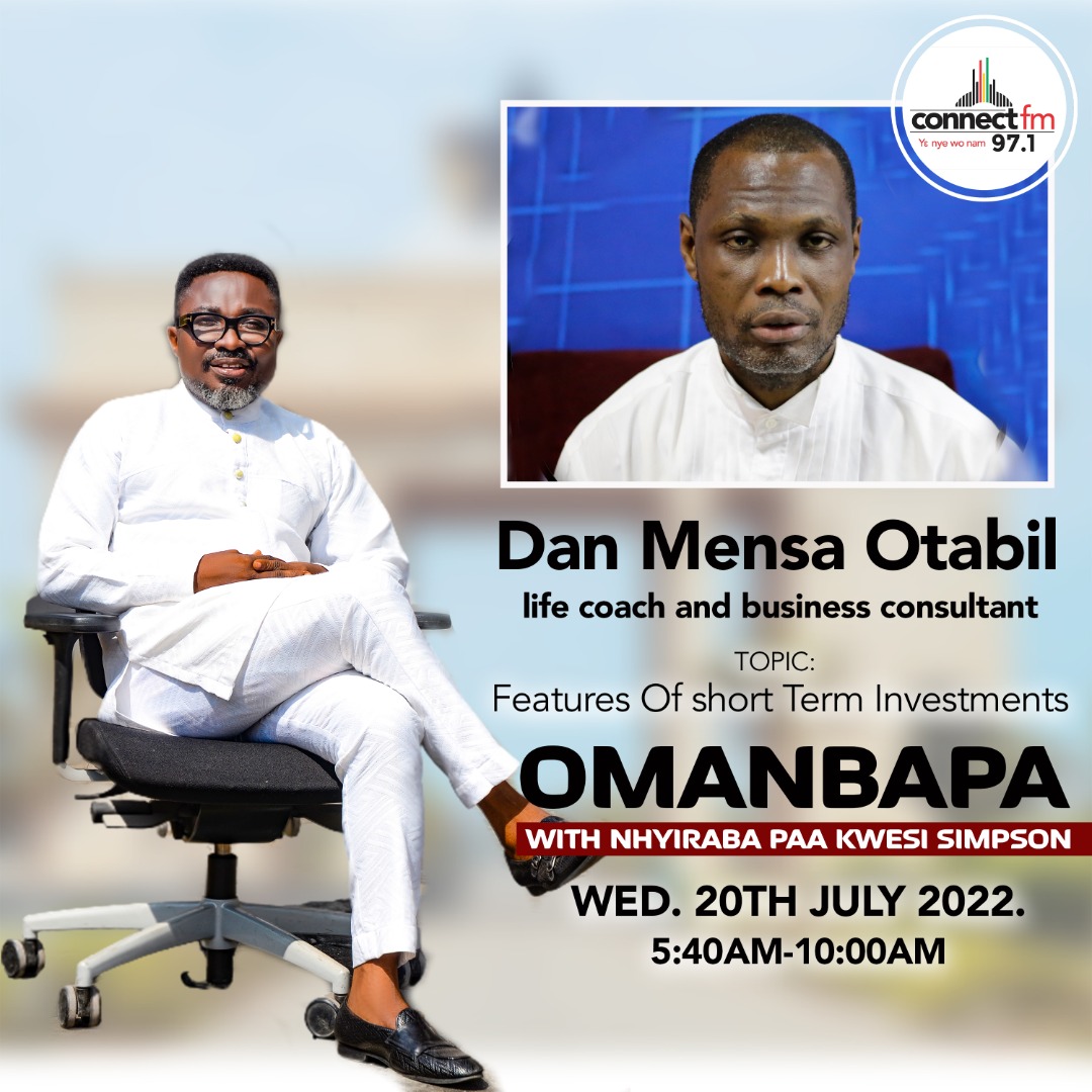 Connect971fm's tweet photo. On #ConnectBusiness School today with Dan Mensah Otabil, we take a look at 'Features of Short term investment https://t.co/Nyc1TlKaJP
