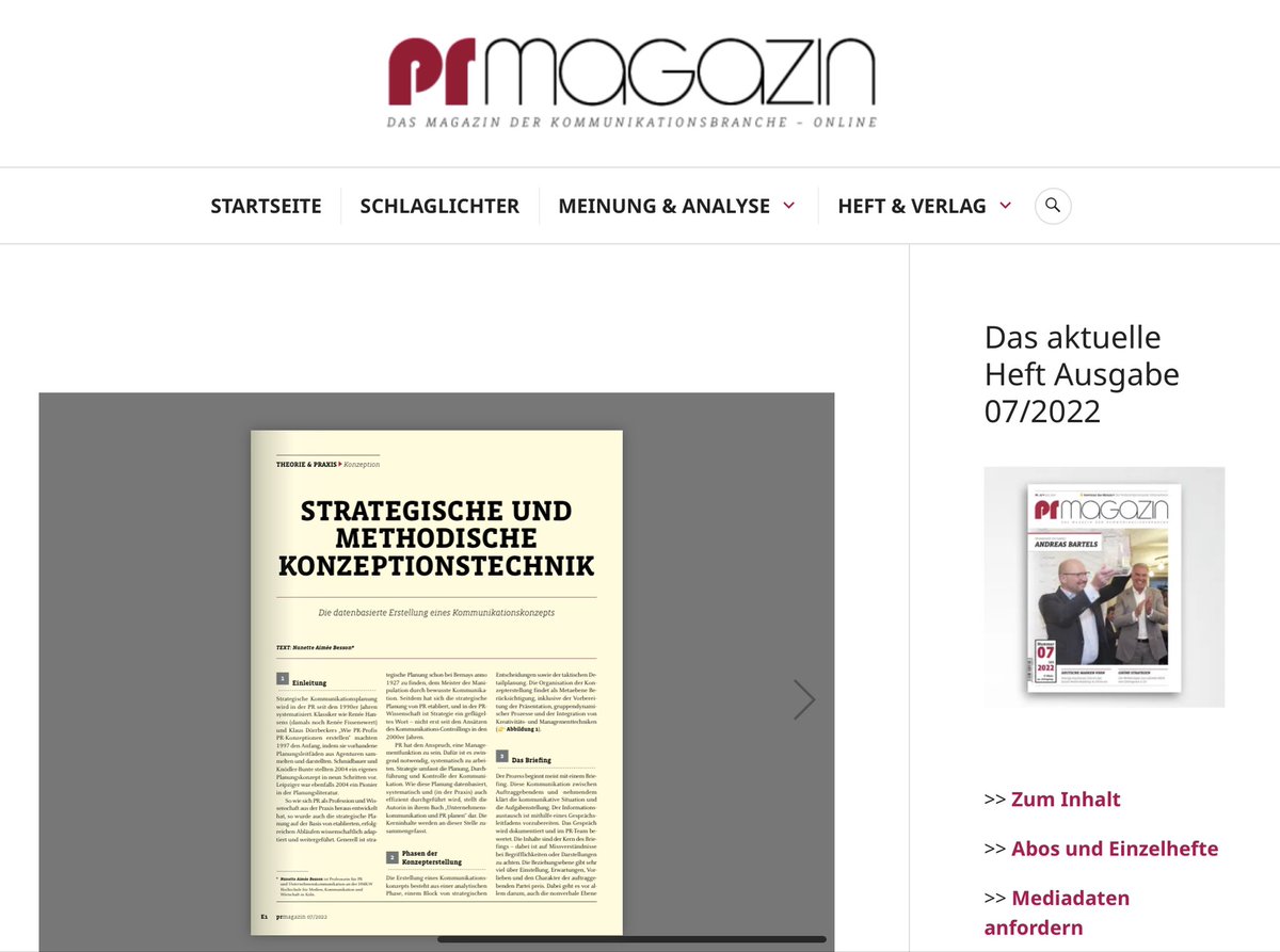 nanettebesson's tweet photo. Systematische Recherche von innen nach außen, damit es keine weiße Flecken gibt bei der Festlegung der Strategie. Das datenbasierte Kommunikationskonzept, jetzt auf acht Seiten der Crashkurs zum kostenlosen Download: https://t.co/btNdIG26ps https://t.co/JpfOOvc3QF
