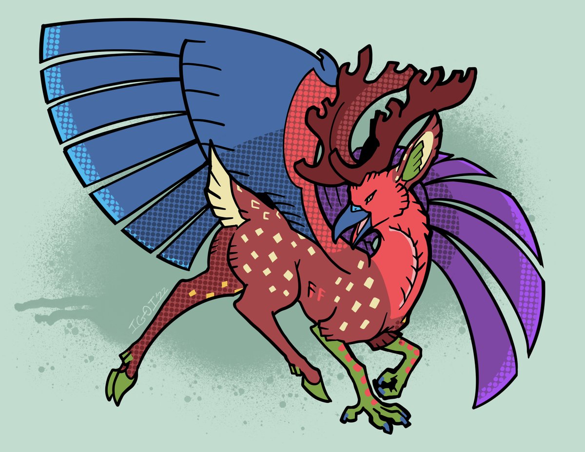 Iggiink's tweet photo. Some Art Fight Attacks!
@DollyFiggy 's Ticket
ozean's Olympus
and Weegee06's Cerniidae https://t.co/nKVslkkDOB