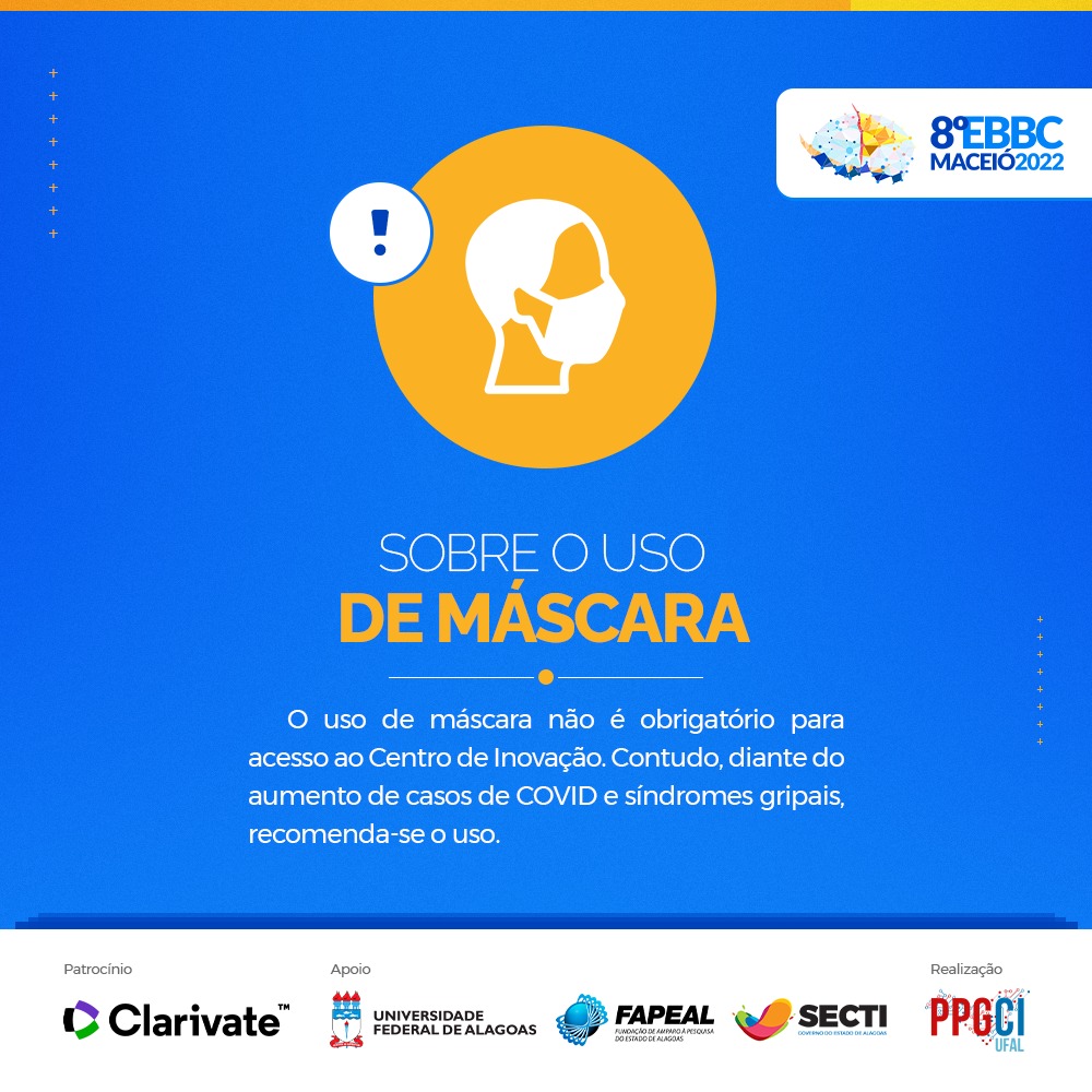 EventoEbbc's tweet photo. Aviso importante! 😷
#EBBC8 #ebbc2022 #EBBCMaceio https://t.co/Iwd9AHkwr4