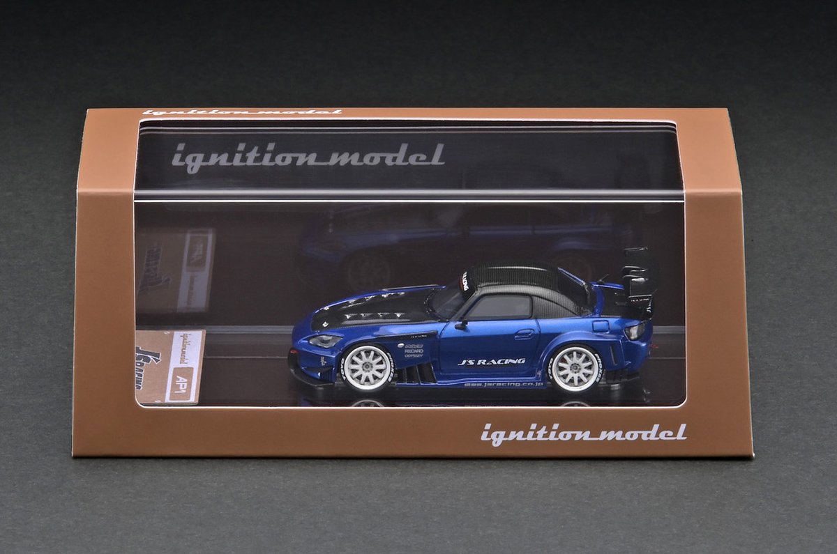 IG July delivery! 

IG2561
1/64 Scale
J'S RACING S2000 (AP1) Blue Metallic

ig-model.online/collections/ig…

#ignitionmodel #イグニッションモデル #164scale
#honda #s2000 #jsracing 
#jdm #tuningcar