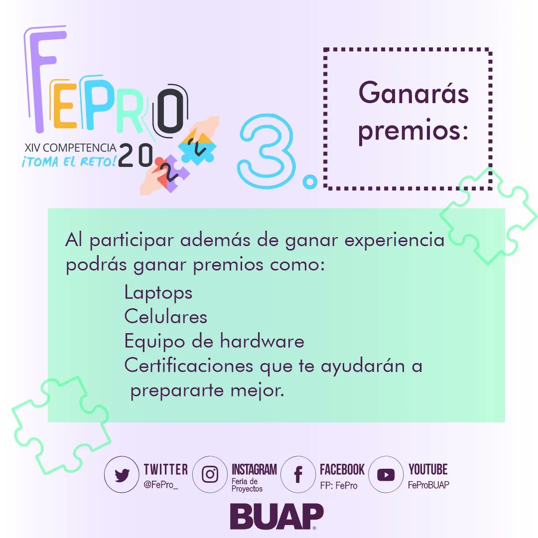 FePro_'s tweet photo. 3. Tú proyecto puede hacer la diferencia. 
¡Puedes ganar premios y obtener certificaciones! https://t.co/xpCAU21Oku