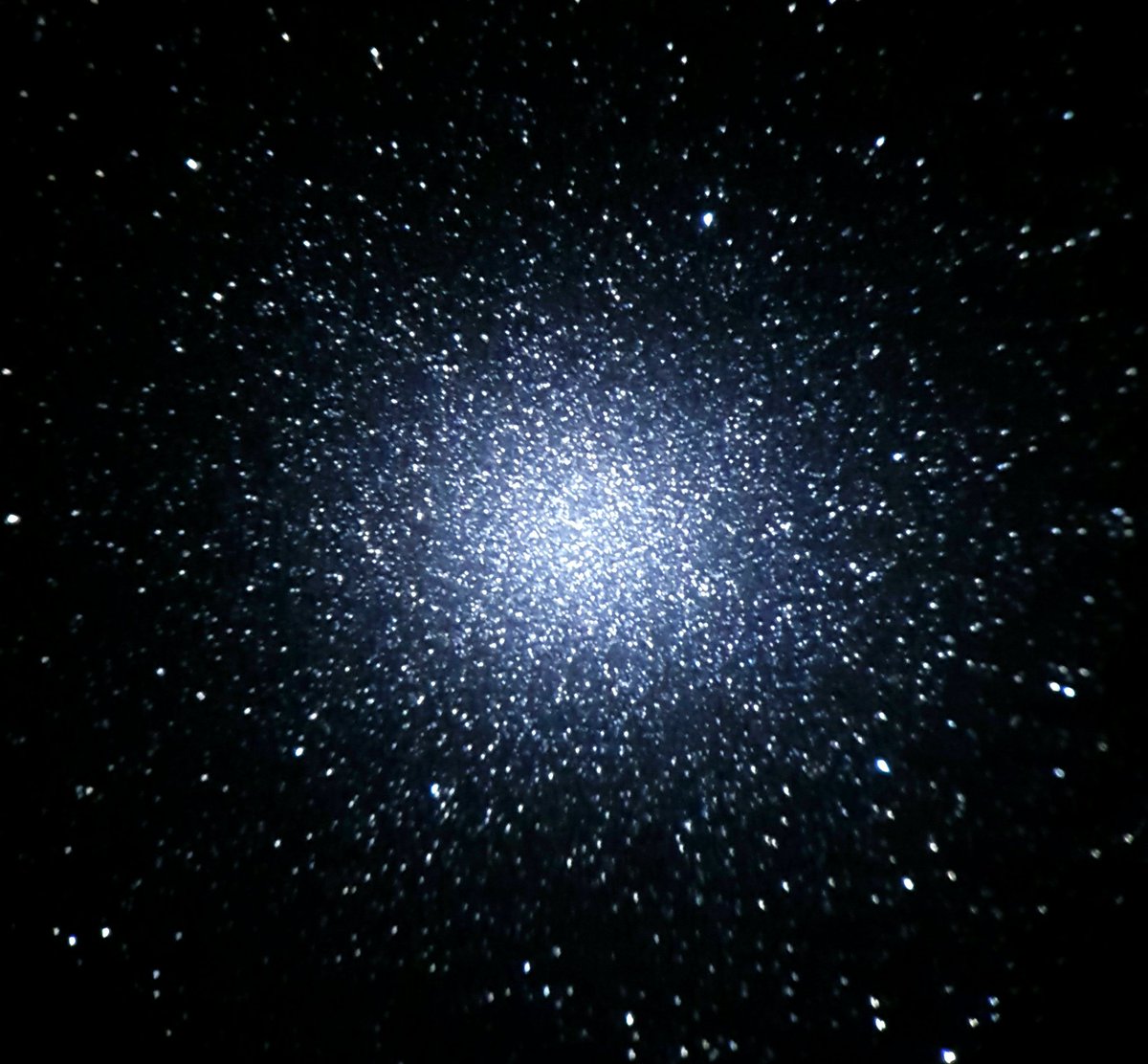 seba_sirius's tweet photo. Con uds, Omega centauri, el cúmulo globular más masivo de nuestra galaxia. Millones de estrellas unidas gravitacionalmente! Celular más telescopio! https://t.co/rzefYcWpQn