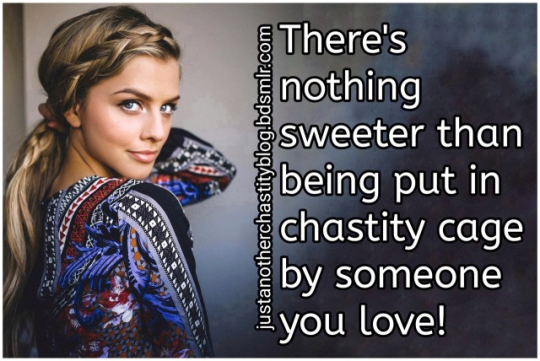 Sophia469 on Twitter: "Nothing says love like chastity. #Chastity #
