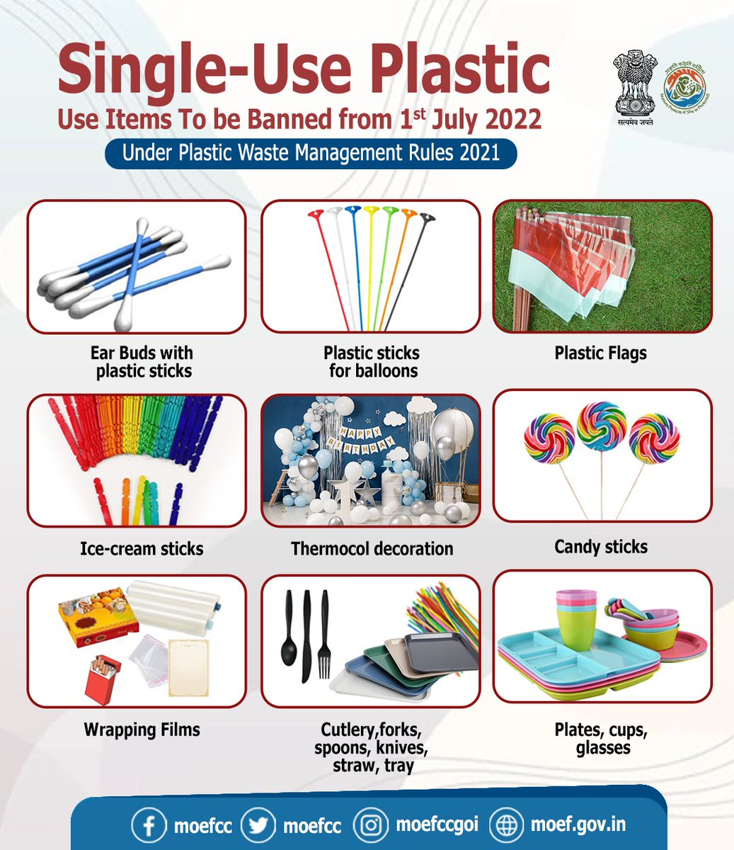 InfoAhilyanagar's tweet photo. #QuitSingleUsePlastic
#plasticban
#environment https://t.co/KdKmb3lveL