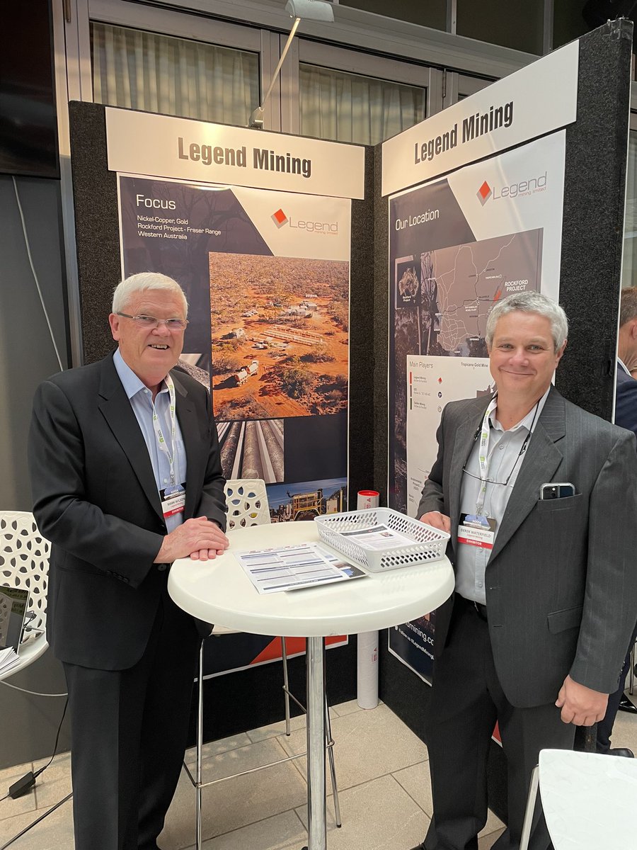 LegendMiningLtd's tweet photo. Come down to the @LegendMiningLtd booth @NoosaMining conference and say hello to the LEG team. Managing Director Mark Wilson will present Friday at 2:00pm AEST #NoosaMining2022 #FraserRange #Nickel $LEG https://t.co/yxN5ynCoUp