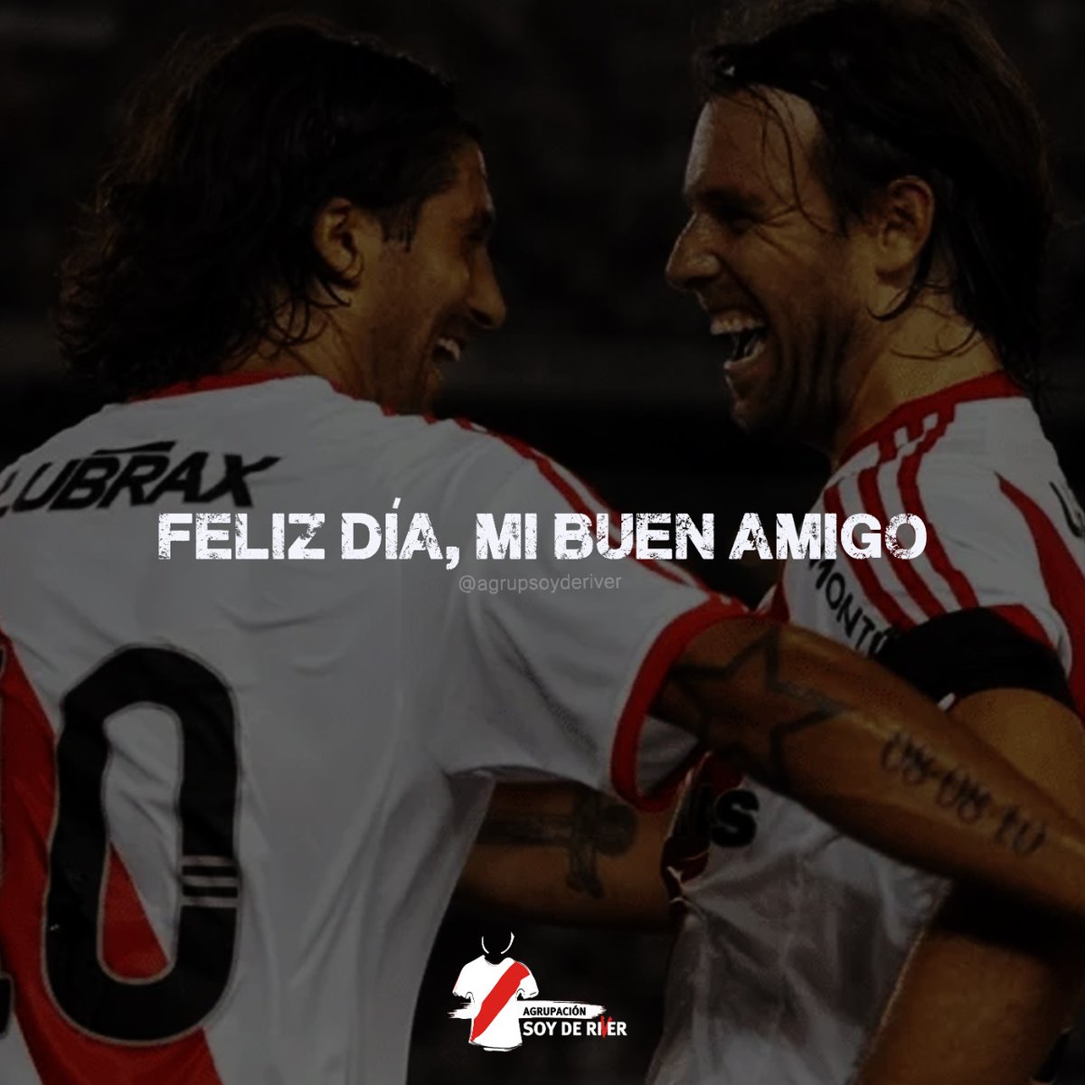 movsoyderiver's tweet photo. 𝗗𝗜𝗔 𝗗𝗘𝗟 𝗔𝗠𝗜𝗚𝗢
Por esas amistades que en las malas se hacen más fuertes para disfrutar juntos de las buenas.
#FelizDíaDelAmigo #RiverMiBuenAmigo
•
#soyderiver #riverplate #somosfamilia #somosriver #diadelamigo #mibuenamigo #felizdiadelamigo #cavegol #choridominguez https://t.co/mkuySvnKcT