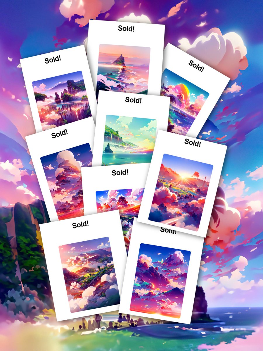 🎇🎇🎇 #holoscapes is SOLD OUT. Thank you <a href="/sporkfineart/">Dominic LaRiccia</a> @ciscokidcoin @baldiesworld <a href="/c6nd6n/">Candan 👀</a> <a href="/jonahsworld7/">Jonah’s World 👨‍👩‍👦 🚗 🦅 🎨 💖</a> <a href="/litepiglet/">litepiglet //</a> <a href="/speculation_btc/">speculation</a> <a href="/CaptZachavius/">Captain Zachavius</a> and other #nftcollectors for your support! 🎇🎇🎇

More #nftart is coming. Stay tuned!