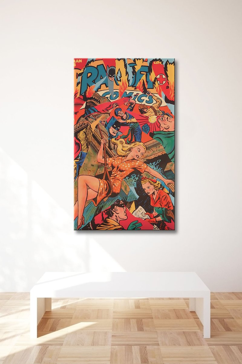 taksu's tweet photo. Pop culture and Comics into one! Your notable DC superheroes, Batman and Robin, into Fawwaz's artwork with depicting chain of events.

"The Lost Ark"
Acrylic on canvas, 152 x 91 cm

Last piece available at TAKSU Gallery, shipping worldwide.

@DCComics #Batman #DCComics #Superhero https://t.co/3YoiAxNUIQ