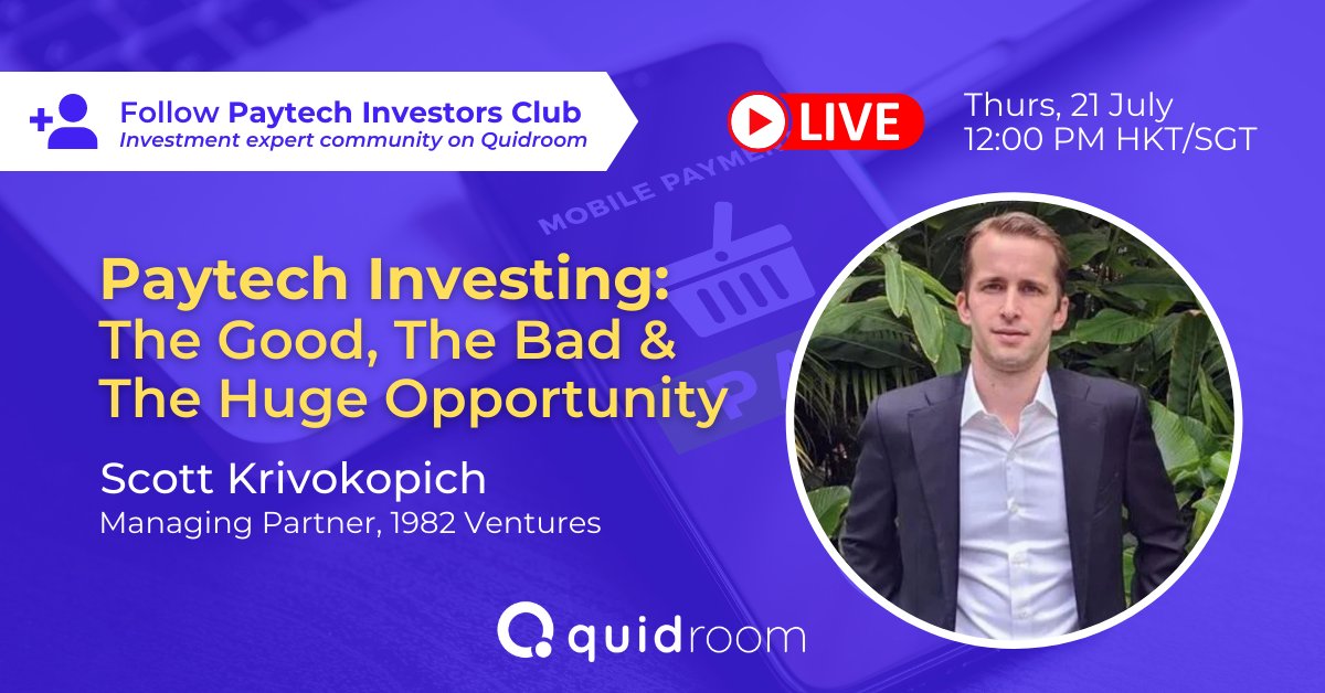 Quidroom | investors socialize here™ tweet media