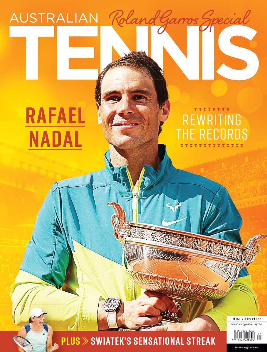 Our latest issue, featuring Rafael Nadal's many Grand Slam records, is a must-have for any tennis fan 🎾

Order your copy 👉 tennismag.com.au/shop

#tennis #Nadal #RafaelNadal #RafaelNadal𓃵