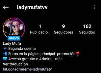 LadyMufaTV's tweet photo. Gente, denuncien esta cuenta que se está haciendo pasar por mi <3
gracias
https://t.co/ADnxmJAkHz
Se agradecen RT! https://t.co/tKUjHqtWfL