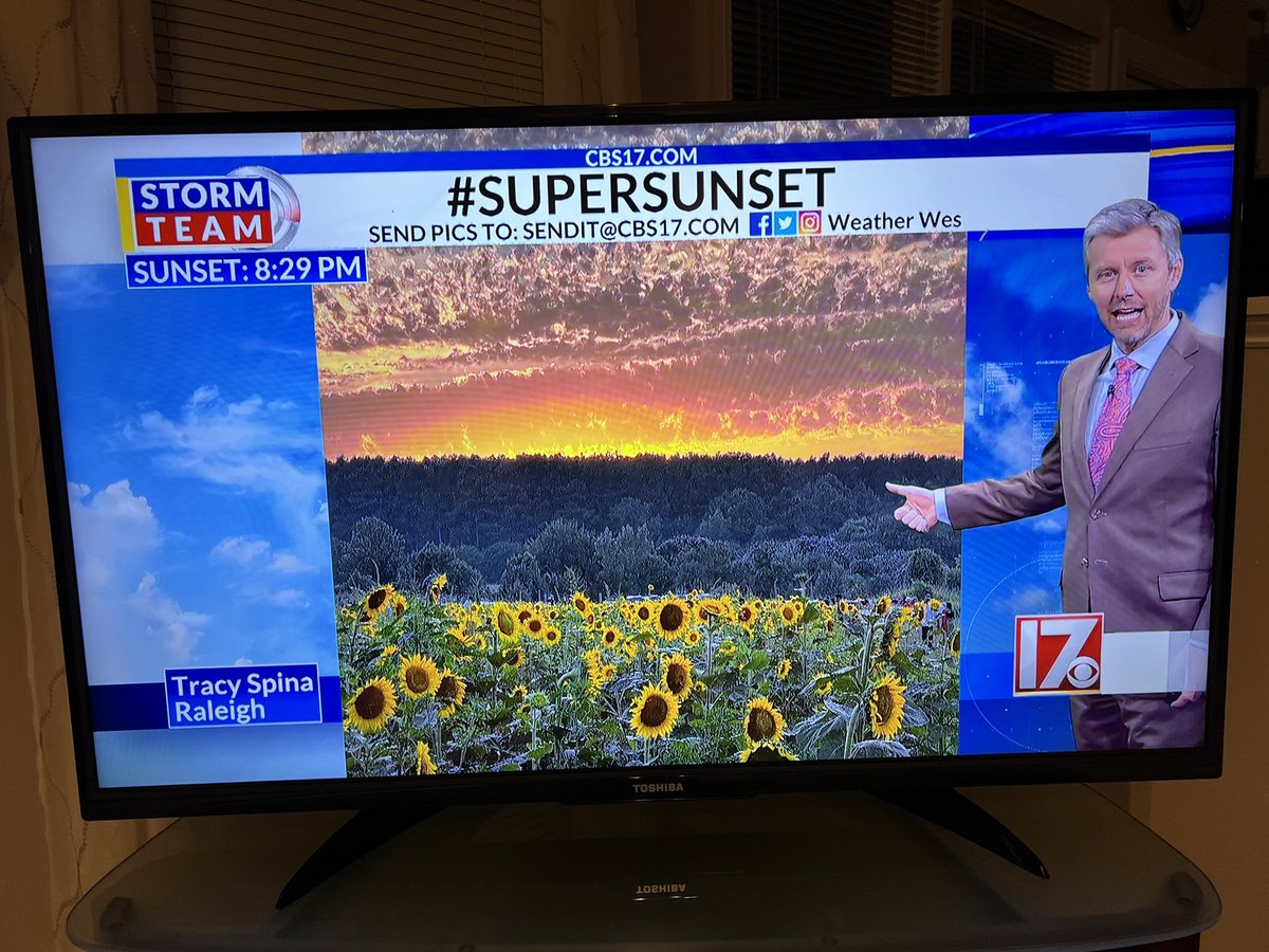 First time visiting the sunflower fields! I highly recommend a visit!@WeatherWes