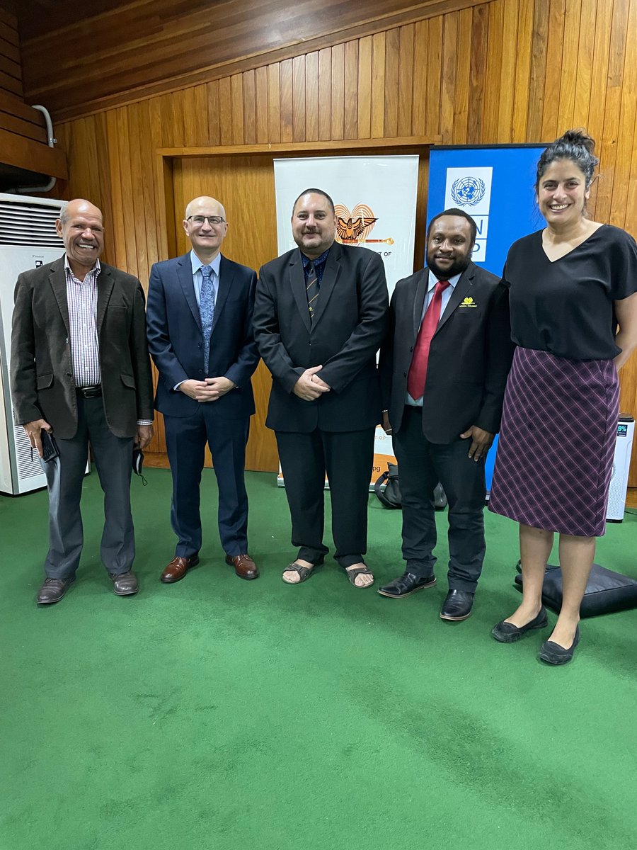 The recent Parliamentary GBV Committee shows why Committees are important. UNDP proud to support. Great to open today’s training of Parliamentary staff. Here with Repe Rambe (PAC), Deputy Clerk Whitchurch, Exec Dir. Committee Sec. Cohill, parliamentary expert Charmaine Rodrigues