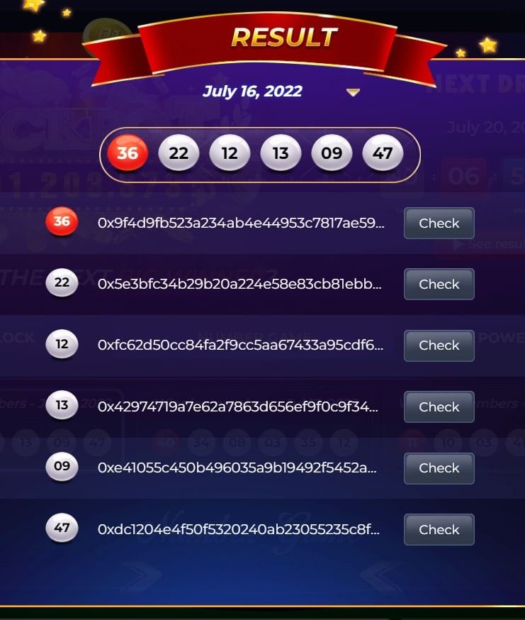 FxcePowerBlock's tweet photo. #POWERBLOCK - Draw Result July 06, 2022
 
🔴 27 | ⚪️ 31 ⚪️ 03 ⚪️ 48 ⚪️ 06 ⚪️ 35

🔫 View your winning tickets: https://t.co/jN76c0MNn8

🔫 Check smart contract: https://t.co/cTZJzOMTRk!

#LOTTO #lottery #Jackpot #FXCE https://t.co/YesdIH8hDX