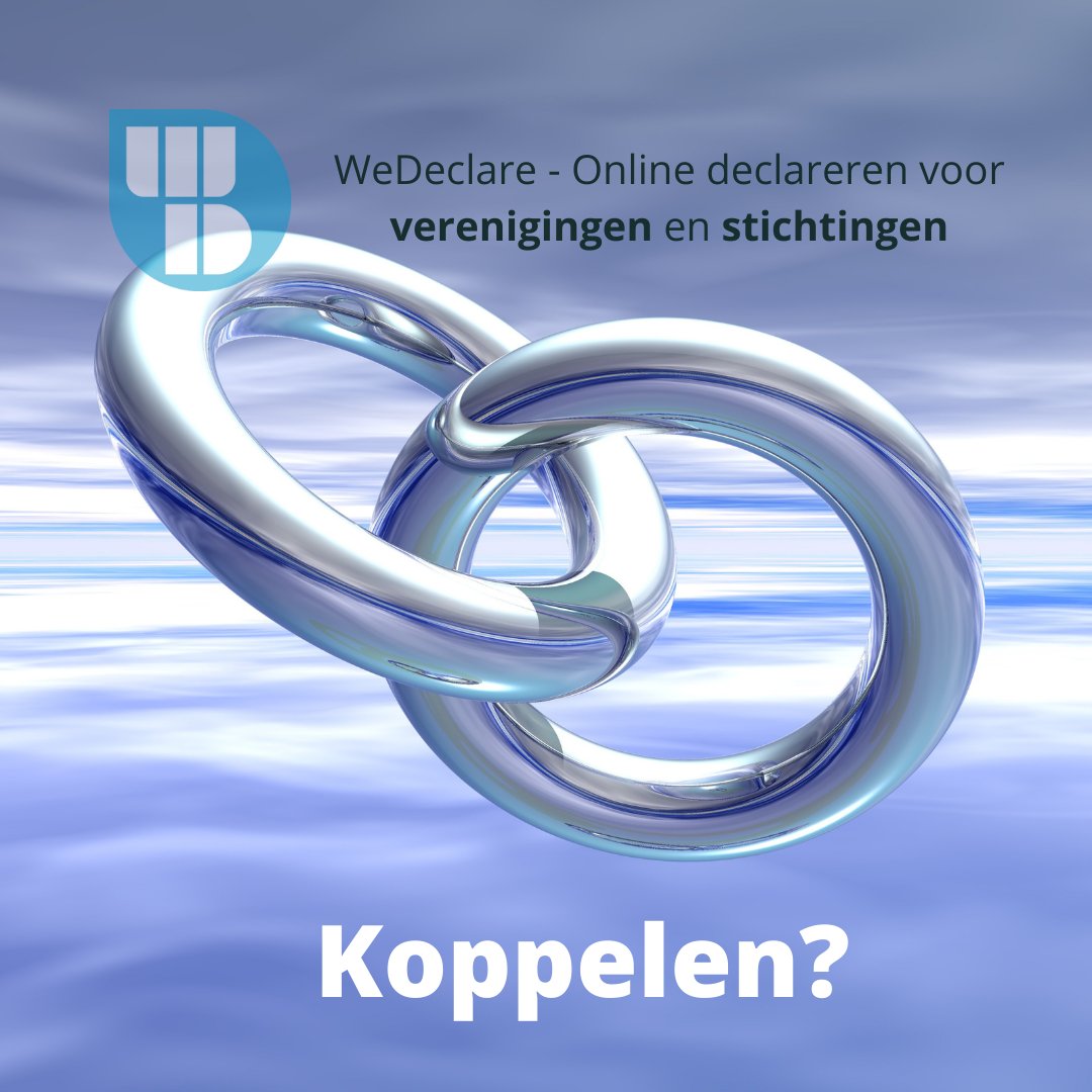 WeDeclare kan gekoppeld worden met vrijwel alle boekhoudpakketten en banken. Vraag naar de mogelijkheden door contact met ons op te nemen of stuur je contactgegevens naar ons toe en dan nemen wij contact met jullie op. Alvast veel declaratie gemak toegewenst!
