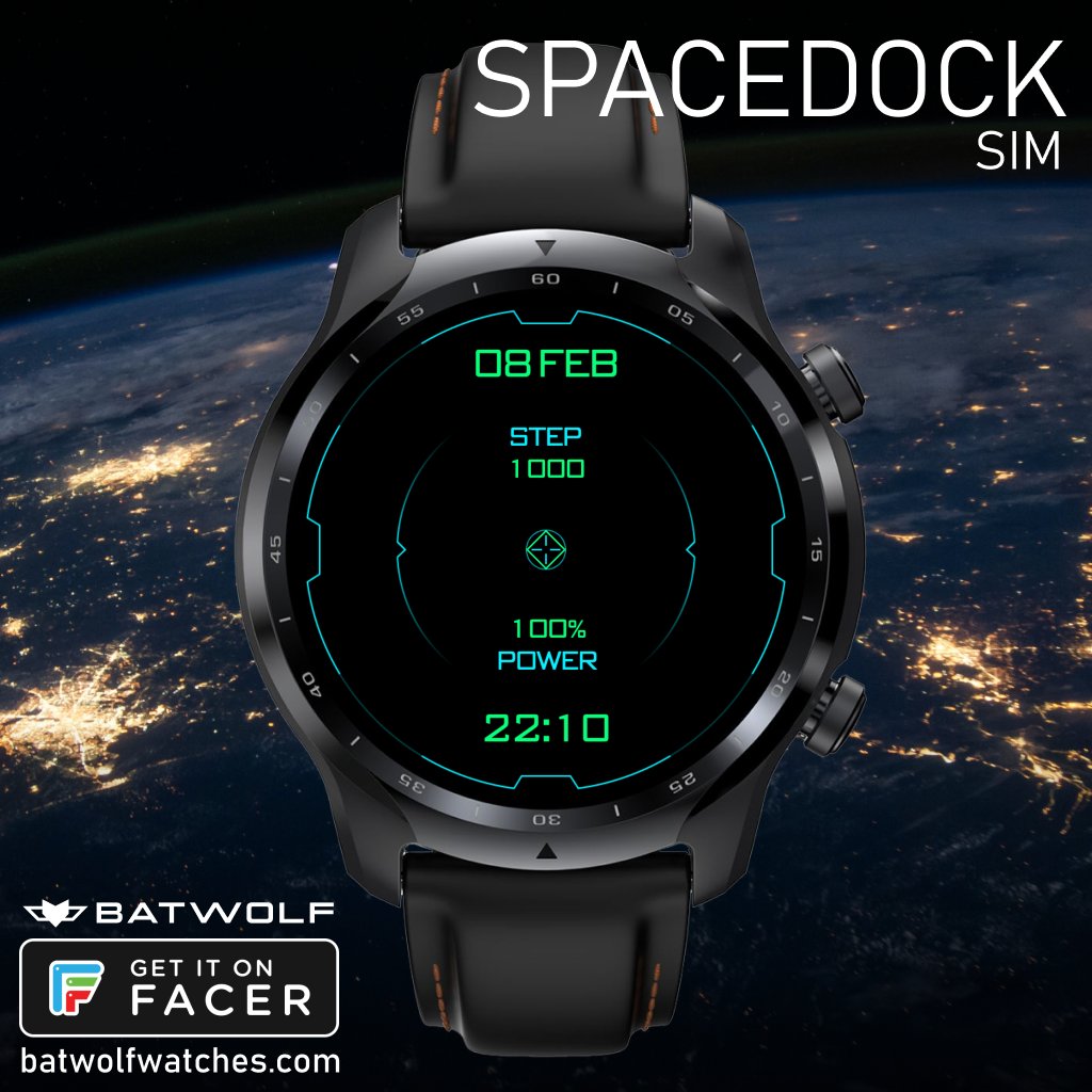 Inspired by the SpaceX Dragon docking interface, the Batwolf Space Dock Sim tests your skills by using your watch accelerometer to test your space navigation skills! Get it at https://t.co/fRtxIOHI7R or https://t.co/Ru2bukyI2l https://t.co/4WPhqkV80v