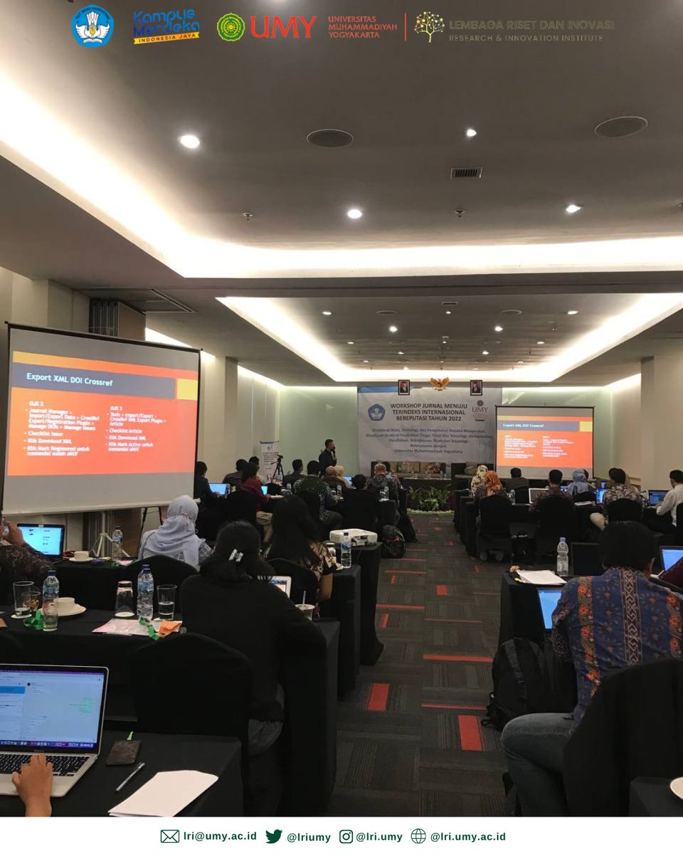 lriumy's tweet photo. Halo Sobat Rinov!

Untuk meningkatkan reputasi jurnal ilmiah Indonesia pada kancah internasional, maka Universitas Muhammadiyah Yogyakarta melalui Lembaga Riset dan Inovasi bersama dengan Direktorat Riset, Teknologi dan Pengabdian Kepada Masyarakat (DRTPM) https://t.co/tFPyHOEebh