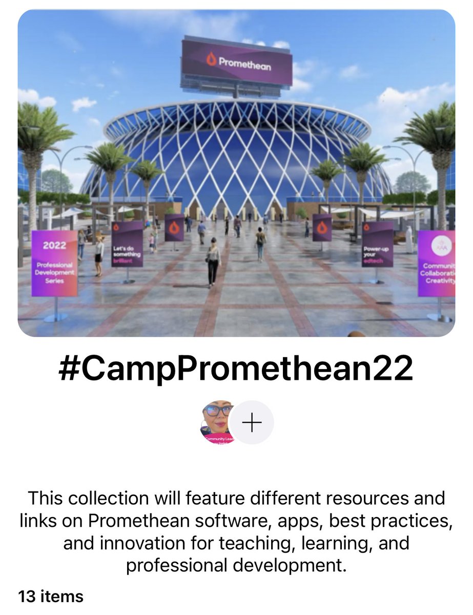 Lifelong learning continues especially among veteran educators like myself! Here are some curated resources I gathered from the recently concluded #CampPromethean22
wke.lt/w/s/cDDQ3s @LearnPromethean <a href="/wakelet/">Wakelet 💙</a> <a href="/ELPASO_ISD/">El Paso ISD</a> <a href="/EPISD_ITS/">EPISD Digital Learning</a> 🥰
