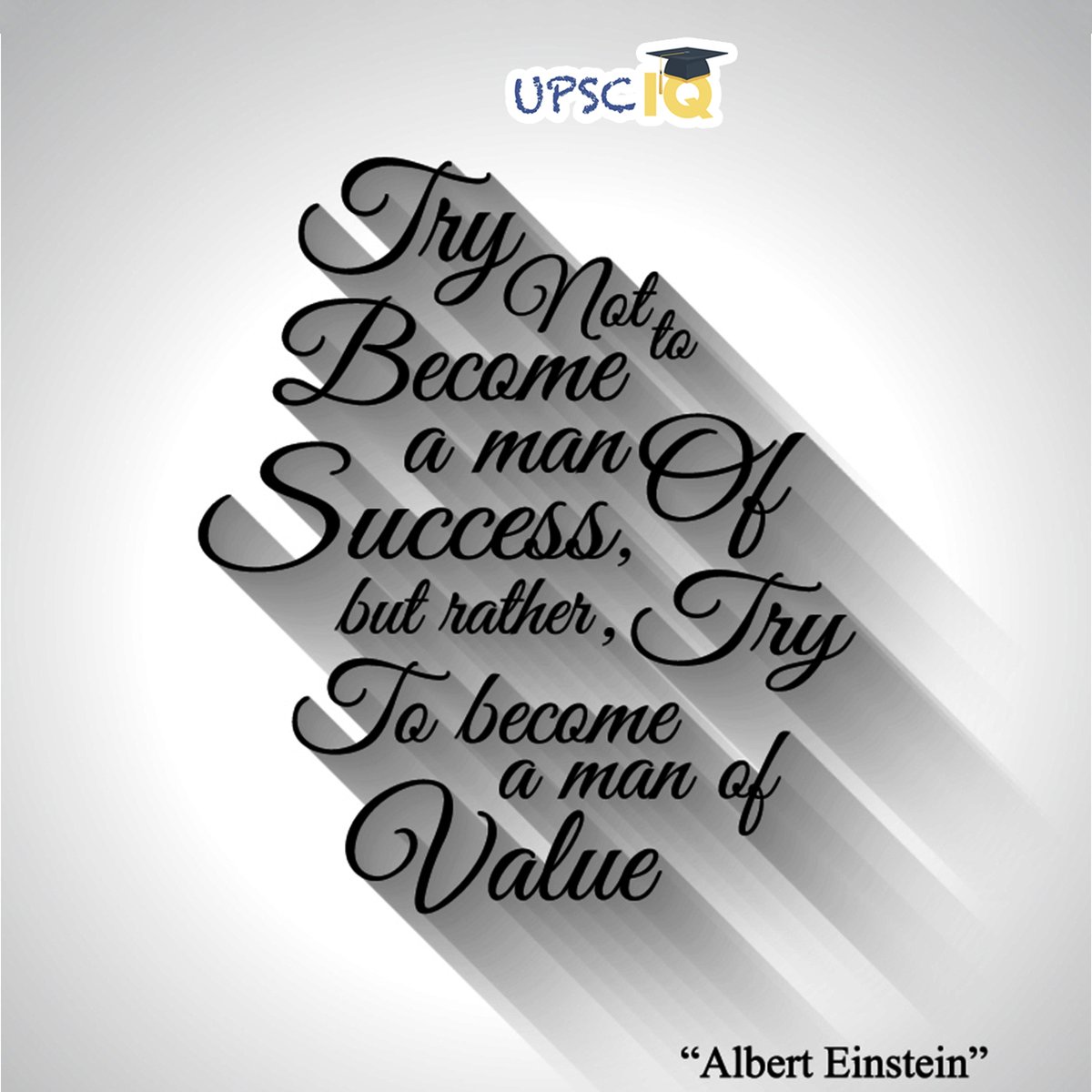 upsciq's tweet photo. #thoughtoftheday #alberteinstein #MotivationalQuotes #morningvibes #morningmotivation #valueofwork #determinework #successvalue https://t.co/8sEFdZddv5