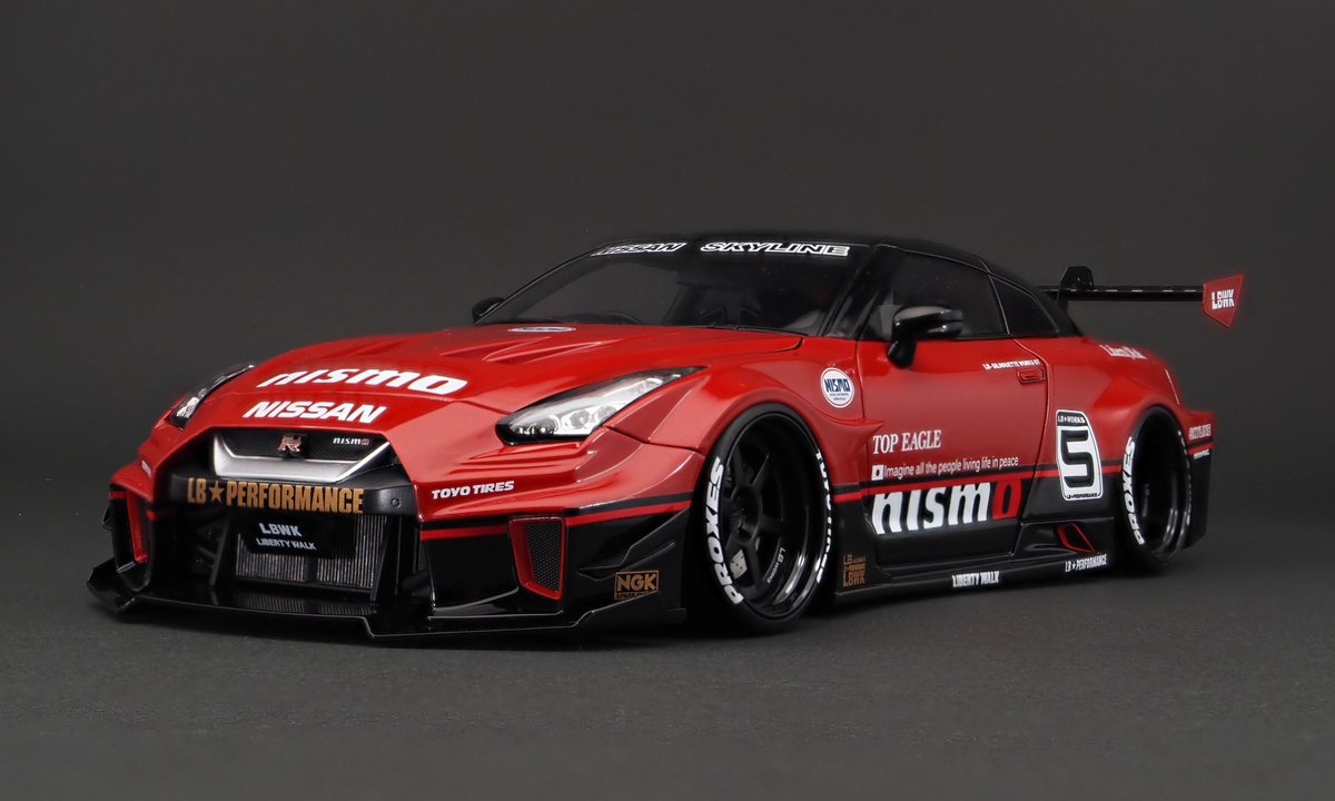 ignition_model's tweet photo. IG July delivery! 

IG2723
1/18 Scale
LB-Silhouette WORKS GT Nissan 35GT-RR Red/Black #5

https://t.co/KRrZqvZnmN

#ignitionmodel #イグニッションモデル #118scale
#lbwk #libertywalk #nissan #r35 #skyline #GTR
#jdm #tuninigcar https://t.co/0jltxiOdhO