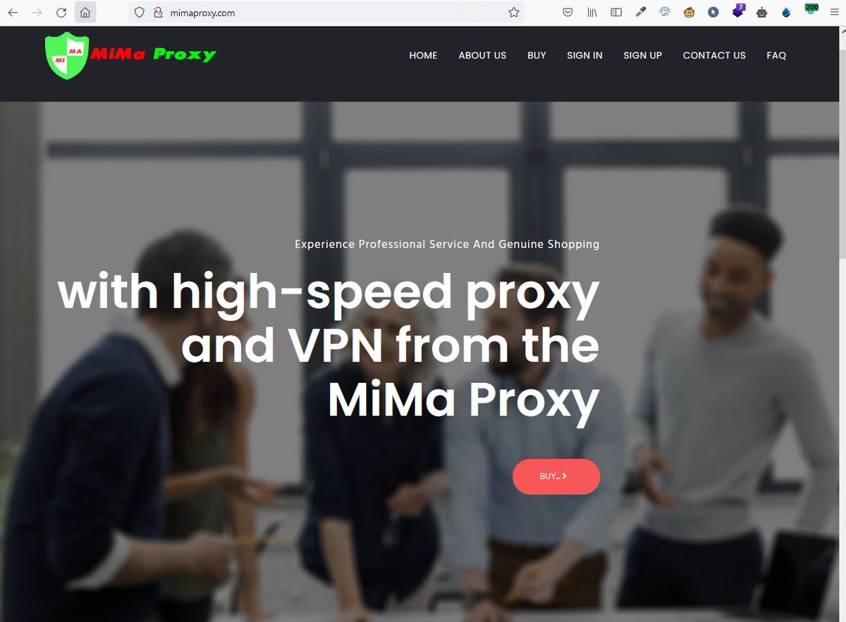 ITSoftware3's tweet image. MiMa Proxy website developing is in progress.