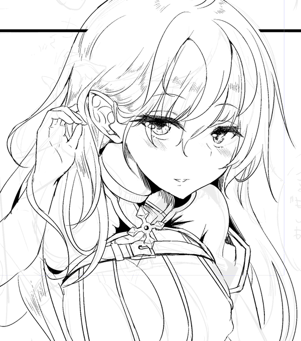 魔法で隠した耳を見せて、エルフじゃないことをアピールするエルフです 