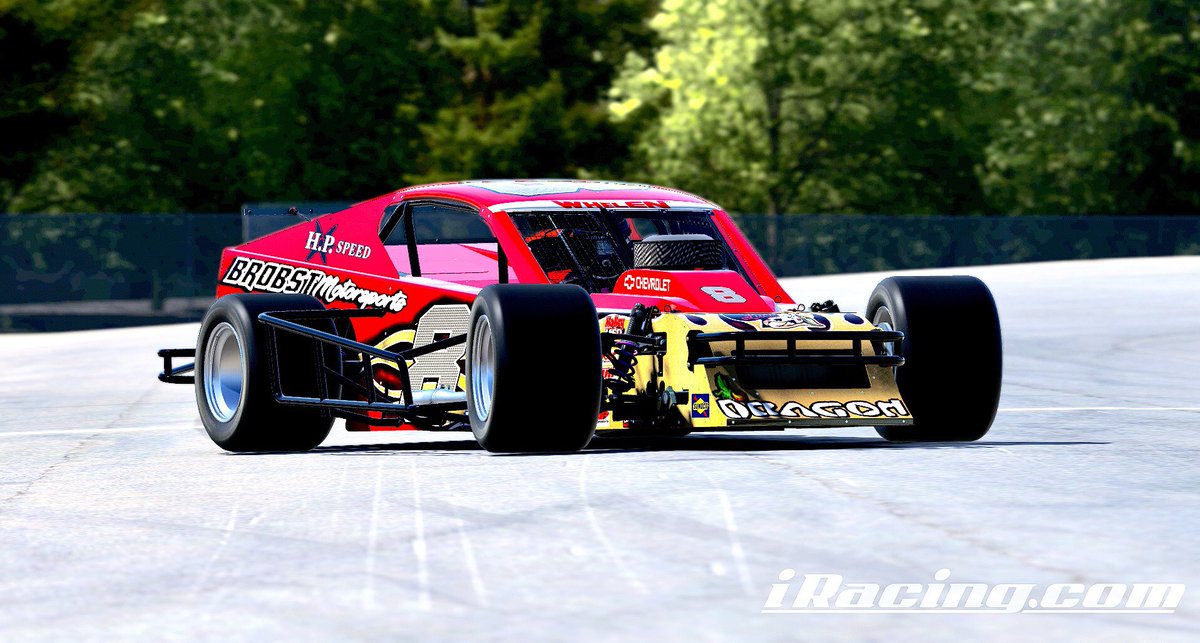 Mlogan7014's tweet photo. Just finished this one as well!! #iRacing #simracing #simracer #paintscheme #nascar #whelenmodified #racing https://t.co/vtGfYmO2nM
