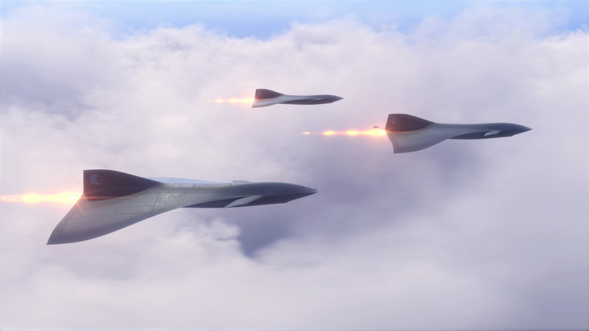 GarethJennings3's tweet photo. Another of the more interesting stories to come out of @FIAFarnborough is the UK's #ConceptV #hypersonic military aircraft, part of the wider Hypersonic Air Vehicle Experimental (#HVX) programme https://t.co/VDsm73uB9y https://t.co/ArQ2ljD20x