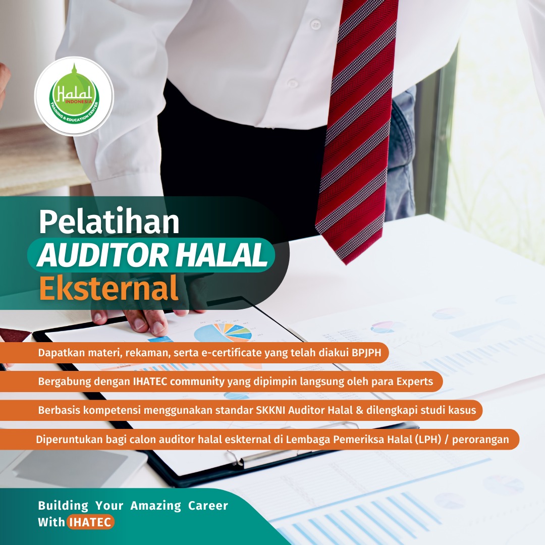 infoihatec's tweet photo. Pelatihan bagi Auditor Halal Eksternal Telah dibuka Kembali. Daftarkan diri Anda dan menjadi Auditor Halal Kompeten sekarang juga! 

🗓️ 26 - 29 Juli 2022
🏷Biaya Pelatihan : Rp. 3.800.000
💻 https://t.co/O33reVsvWl

Info lebih lanjut silahkan hubungi Admin di +62 811-1201-940 ☺ https://t.co/hAajakuehF