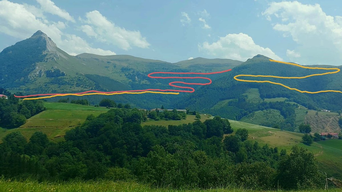 ‼️Aralarko Parke Naturalaren barruan pista sare berria (gorriz) eraiki nahi dutela salatzeko prentsaurrekoa eman genuen atzo Abaltzisketako Larraitzen. KONTSERBAZIOA BAI, GAZTELURA PISTARIK EZ‼️⁦⁦<a href="/OrainIngurumena/">Gipuzkoa Ingurumena</a>⁩ ⁦<a href="/GipuzkoaLanda/">Gipuzkoa - Gure Lurra</a>⁩