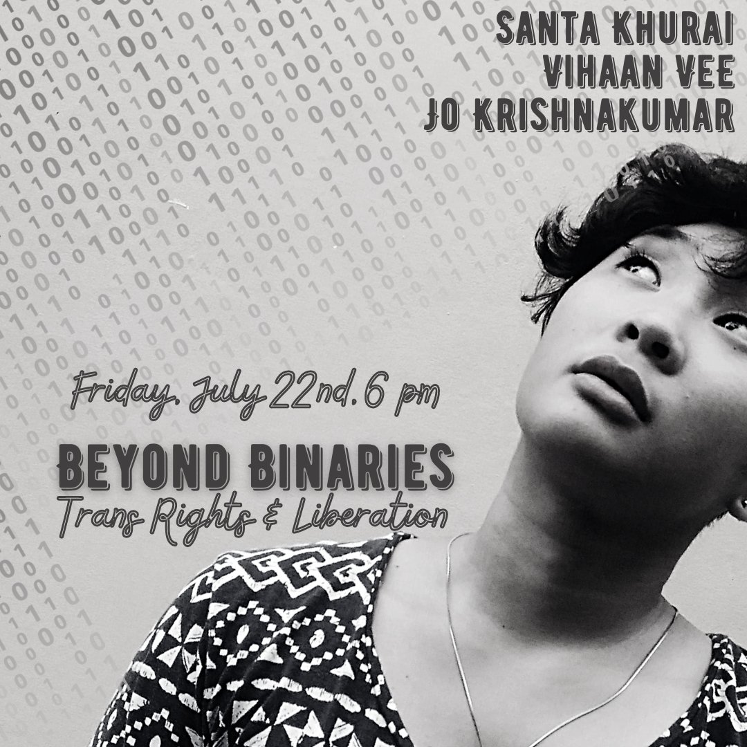 GatherSisters's tweet photo. The trans rights movement challenges the gender-binary paradigm to the benefit of all people. Reminding us we owe each other a world built on ethics of inclusion &amp; one's right to exist. Are you in?

Guests:https://t.co/l18WcKdtKO
Host:@gopikabashi
Register:https://t.co/BEn0uhyFOF https://t.co/7eLEYqOoG1