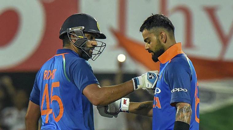 'Yes I trust you'
'Yes I believe you'
'I am here for you'

<a href="/ImRo45/">Rohit Sharma</a>                <a href="/imVkohli/">Virat Kohli</a>