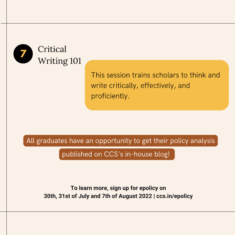 ccsindia's tweet photo. Here's your go-to guide and here's the link to apply. Let's discuss #publicpolicy!
Register here: https://t.co/Uz1kUcBIsP
#CCSIndia #epolicy #publicpolicy #backtobasics #guidebook