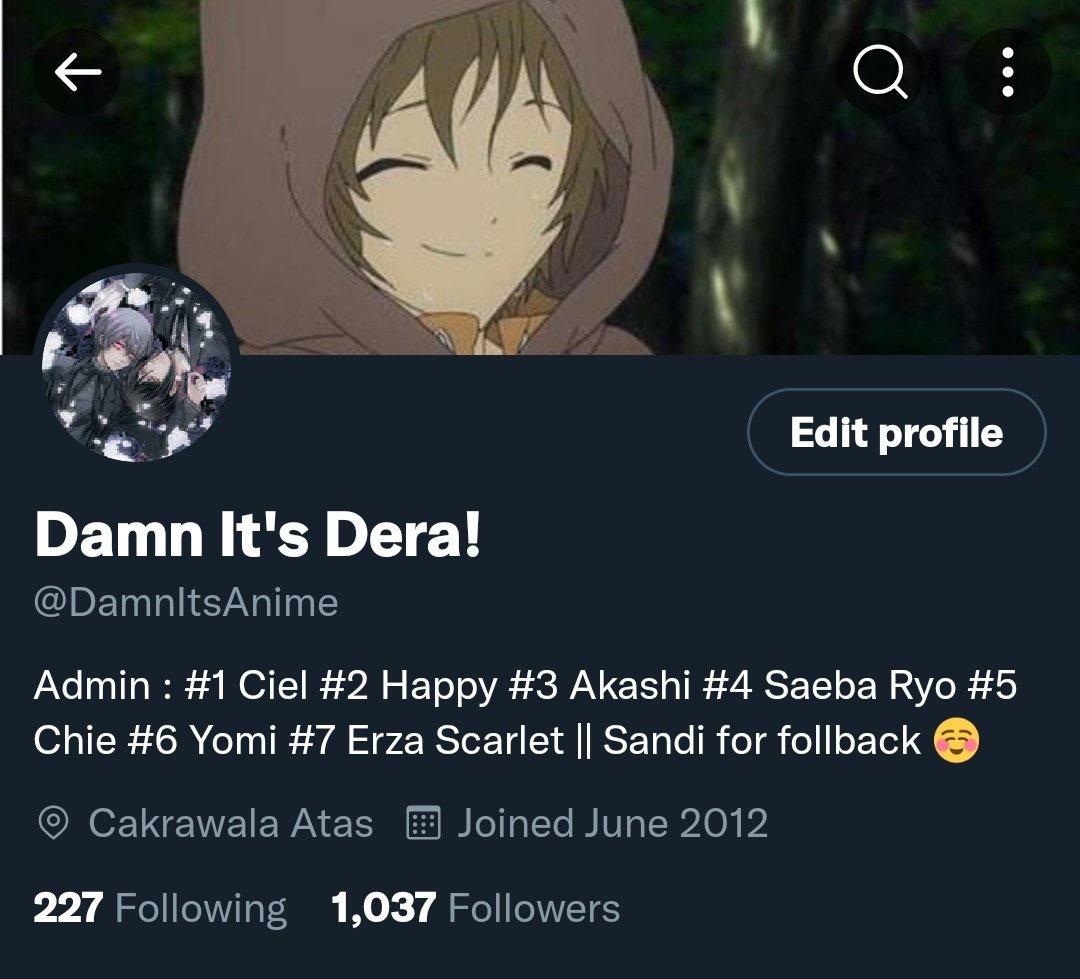 DamnItsAnime's tweet photo. Gomen-nee untuk profile picture yg lama, kamu harus tergantikan :"3 https://t.co/jwJ4iZ70zY