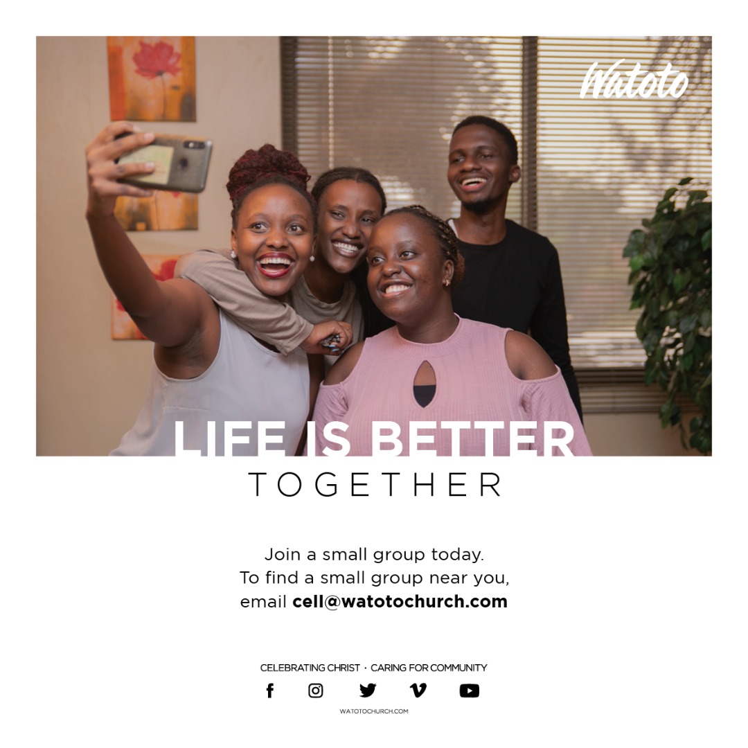 watotochurch's tweet photo. It's cell family day. Pick up your phone and call someone to join you for cell. Tag everyone you are coming with to Cell today. #CellFamily #BeholdTheNew https://t.co/1QHdoLvocb